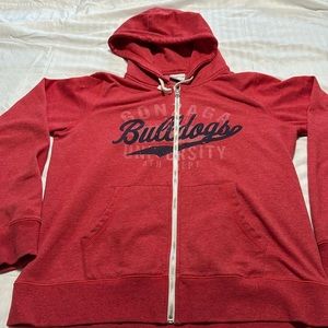 Women’s Gonzaga Bulldogs zip sweatshirt